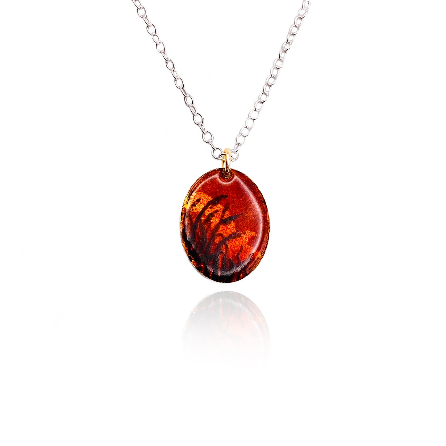 Beach Grass Sunset Necklace