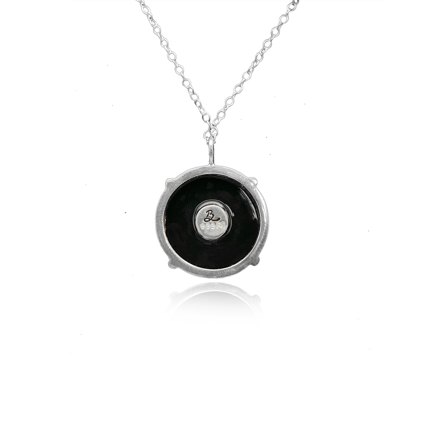 Blu Beach Grass Round Pendant